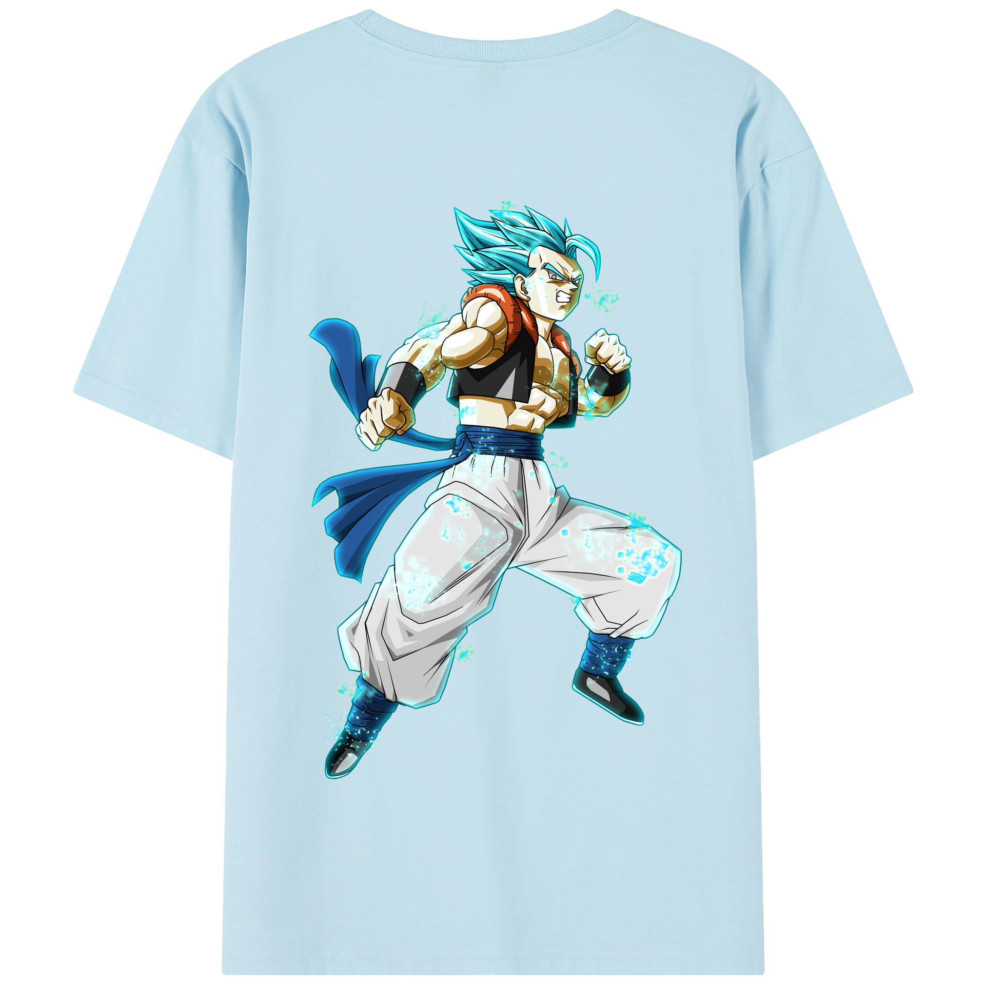 （画像用） ドラゴンボール ベジータ四世（Bejīta Yonsei）DRAGON BALL Vegeta IV 綿100％半袖Tシャツ（背面プリント）